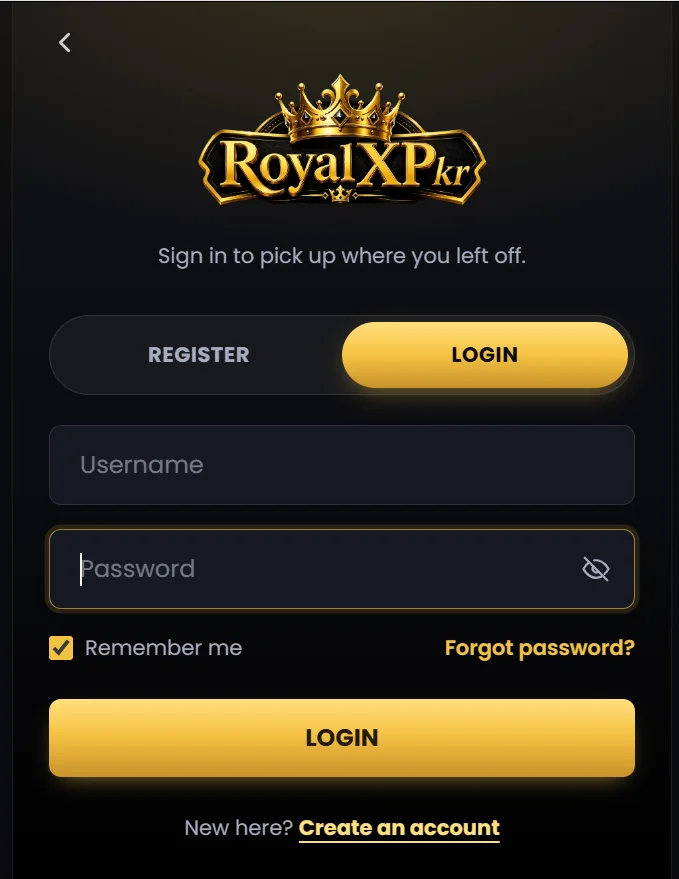 royalxpkr login