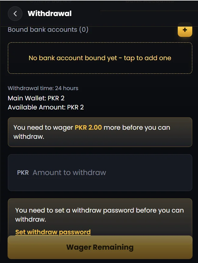 royalxpkr withdraw